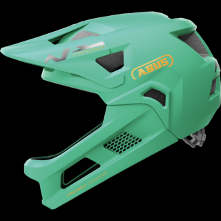 ABUS Youdrop FF salvia green gyerek fullface bukósisak, 48-55 cm