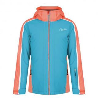 Dare2b Beguile Jacket gyerek síkabát 10K, aqua-fiery coral, 140