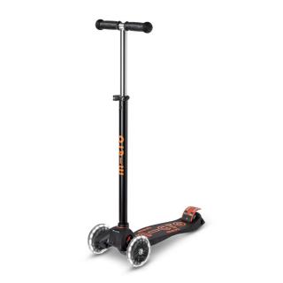 Maxi Micro Deluxe LED roller, fekete-narancs