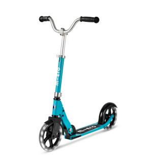 Micro Cruiser LED roller 200 mm kerekekkel, aqua