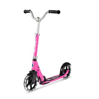 Micro Cruiser LED roller 200 mm kerekekkel, pink