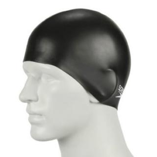 Speedo Plain Moulded Silicone Cap úszósapka, fekete