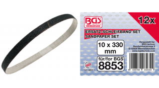 BGS csiszolószalag 10x330mm 12r.