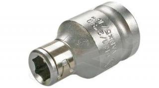 Bit tartó adapter 1/2"- 08 mm=5/16"-os bithez BGS