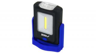 Dedra zseblámpa 3W COB LED + 3 LED