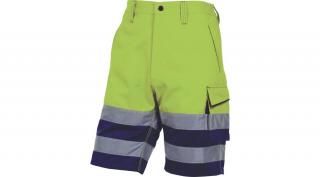 DELTA PLUS Panostyle Hight Visibility fluo sárga bermuda nadrág