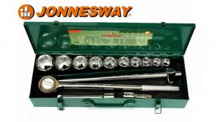 Jonnesway - Crovakészlet 15 db-os 3/4" 22-50mm