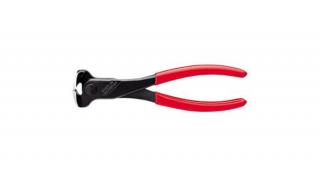 Knipex Előlcsípő fogó, fekete, políro műa. bevonatos markolat, 180mm