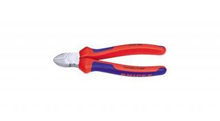 Knipex Oldalcsípő fogó, krómozott, szigetelt, 160mm