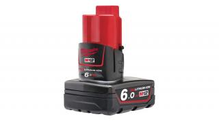 M12B6 REDLITHIUM-ION™ akkumulátor, 12 V, 6.0 Ah