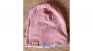 Babychicks beanie sapka - old rose - aqua