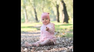 Babychicks beanie sapka - old rose