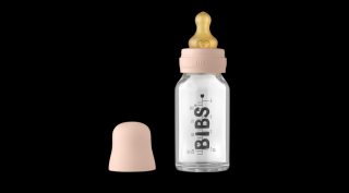 BIBS cumisüveg szett - púderrózsaszín 110 ml