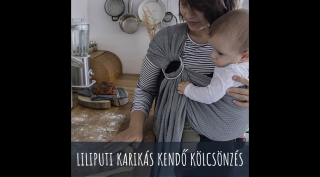 Liliputi Karikás babahordozó kendő kölcsönzés (választható időtartam)