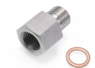 1/8 NPT - M10x1 anya-apa szűkítő adapter (acél)