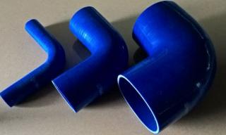 90 fokos idom 150/150 mm hosszú - 102 mm (kék)