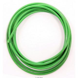 Acélszövetes teflon fékcső PVC bevonattal (HEL) - zöld