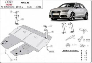 Audi A1 2010- motorvédő lemez