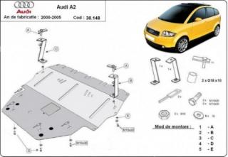 Audi A2 motorvédő lemez