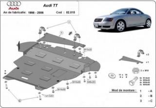 Audi TT motorvédő lemez 1998-2006