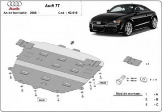 Audi TT motorvédő lemez 2006-