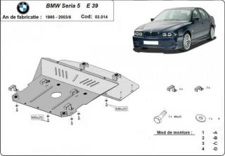 BMW  E39 motorvédő lemez