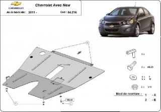 Chevrolet Aveo 2011- motorvédő lemez