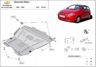 Chevrolet Kalos 2004- motorvédő lemez