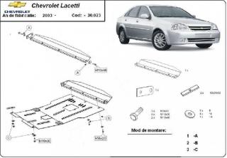 Chevrolet Lacetti 2004- motorvédő lemez