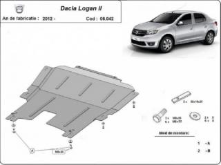 Dacia Logan II 2012- motorvédő lemez
