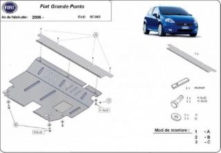 Fiat Grande Punto motorvédő lemez