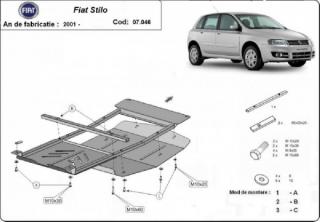 Fiat Stilo benzines motorvédő lemez