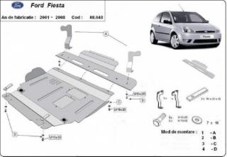 Ford Fiesta 2001- motorvédő lemez