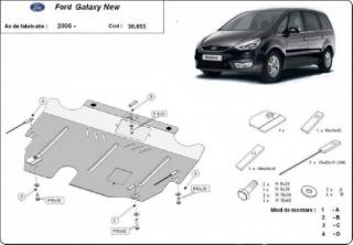 Ford Galaxy 2006- motorvédő lemez