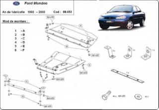 Ford Mondeo 1993- motorvédő lemez