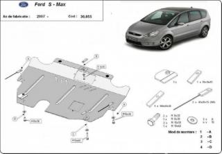 Ford S-Max 2007- motorvédő lemez