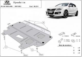 Hyundai i30 2007- motorvédő lemez