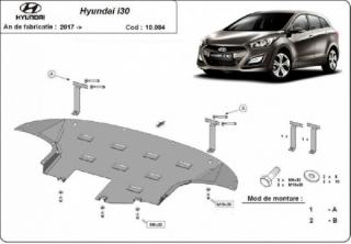 Hyundai i30 2017- motorvédő lemez