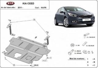 Kia Ceed 2012- motorvédő lemez