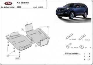 Kia Sorento 2006- motorvédő lemez