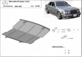 Mercedes E osztály W124 1993- motorvédő lemez