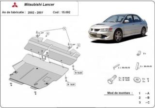 Mitsubishi Lancer 2002-2007 motorvédő lemez