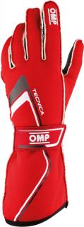 OMP Tecnica homológ sofőrkesztyű (piros)