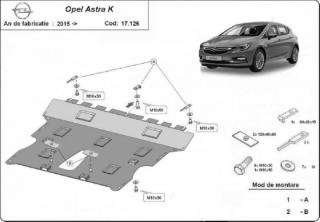 Opel Astra -K- 2015- motorvédő lemez