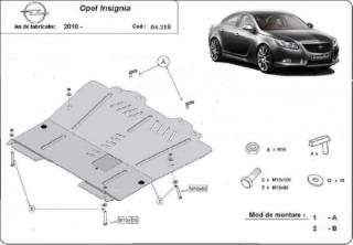 Opel Insigia 2010- motorvédő lemez
