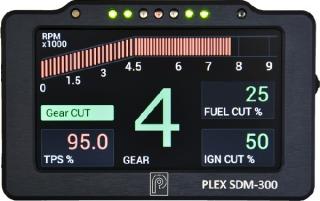 PLEX SDM-300 4.3" színes motorsport kijelző