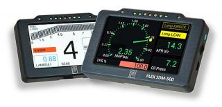 PLEX SDM-500 4.3" színes motorsport kijelző és adatrögzítő