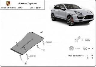 Porsche Cayenne 2010- váltóvédő lemez