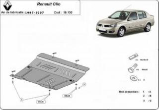 Renault Clio 2 / Thalia 1997- motorvédő lemez