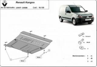 Renault Kangoo 1 1997- motorvédő lemez
